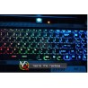 klawiatura Medion Erazer LED X7833 Podświetlana RGB montaż
