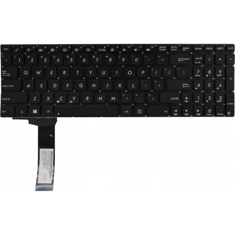 ASUS N550JA N550JK N550JV N550LF N550 klawiatura podświetlana