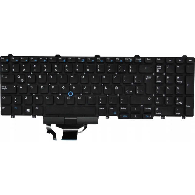 klawiatura Dell E5580 PODŚWIETLANA duży enter NOWA