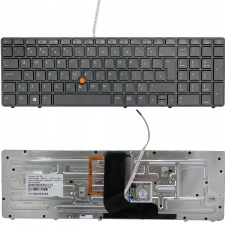 klawiatura HP EliteBook 8560W 8570W podświetlana